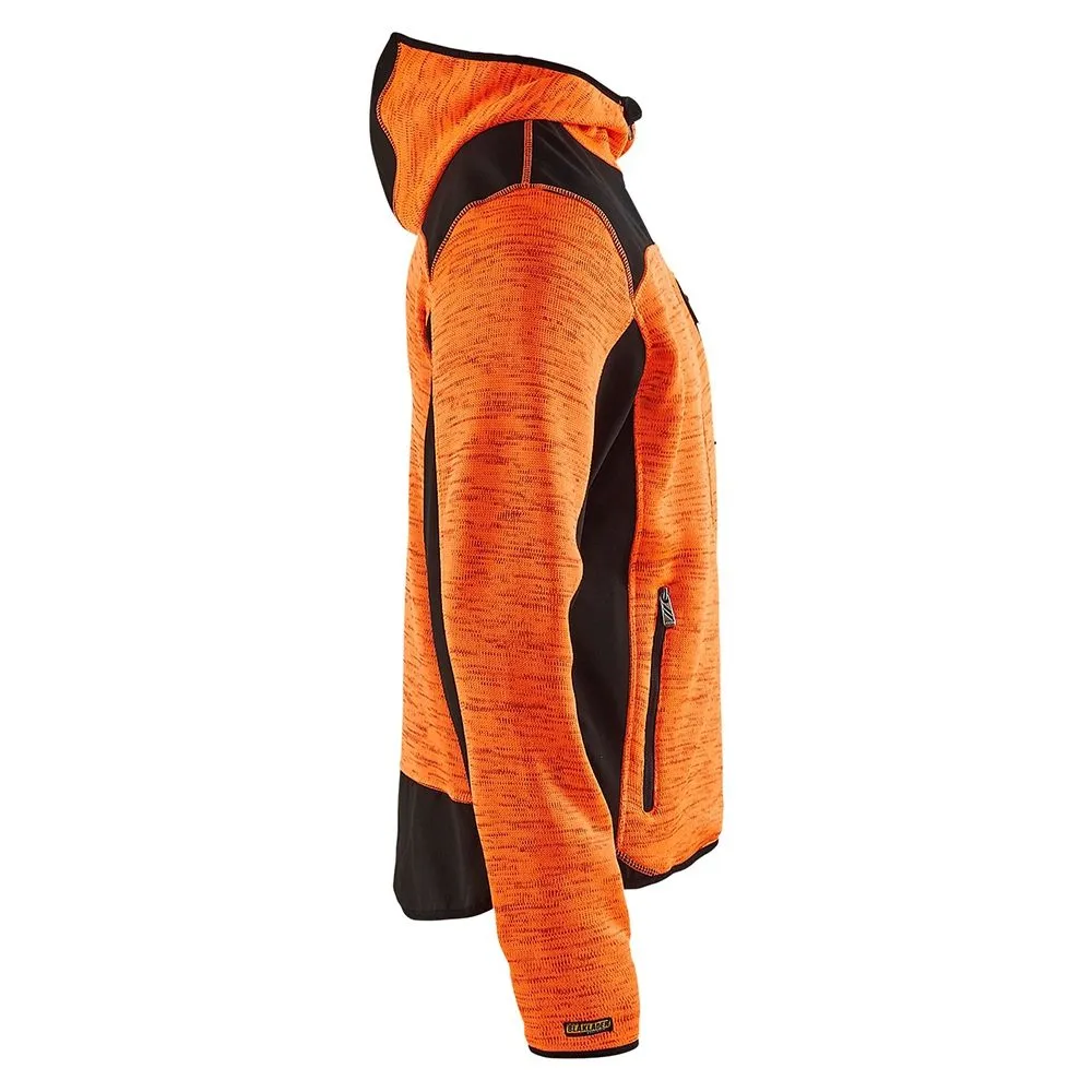 Bl&#xE5;kl&#xE4;der&#x20;4930-2117&#x20;Knitted&#x20;Jacket&#x20;-&#x20;High&#x20;Vis&#x20;Orange