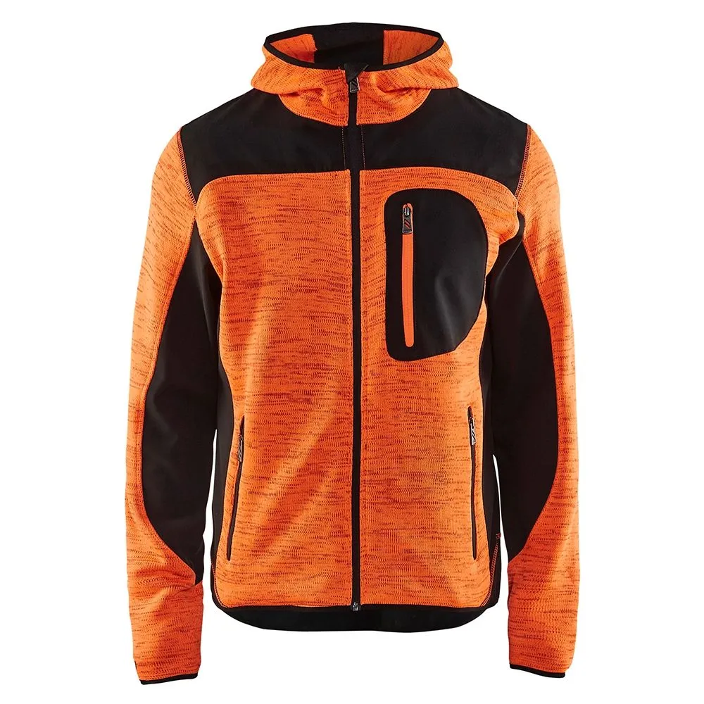 Bl&#xE5;kl&#xE4;der&#x20;4930-2117&#x20;Knitted&#x20;Jacket&#x20;-&#x20;High&#x20;Vis&#x20;Orange