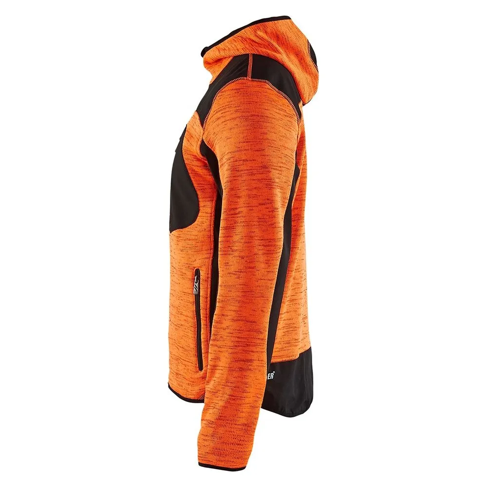 Bl&#xE5;kl&#xE4;der&#x20;4930-2117&#x20;Knitted&#x20;Jacket&#x20;-&#x20;High&#x20;Vis&#x20;Orange