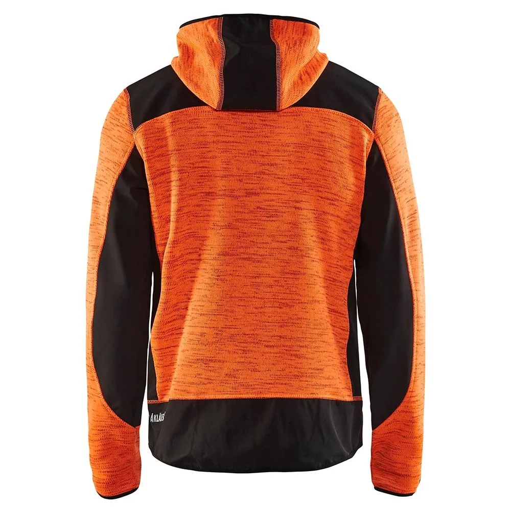 Bl&#xE5;kl&#xE4;der&#x20;4930-2117&#x20;Knitted&#x20;Jacket&#x20;-&#x20;High&#x20;Vis&#x20;Orange