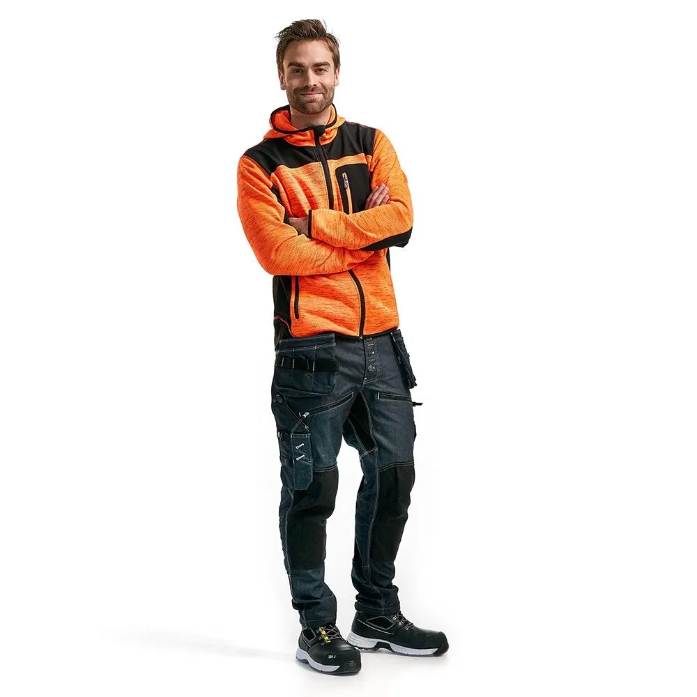 Bl&#xE5;kl&#xE4;der&#x20;4930-2117&#x20;Knitted&#x20;Jacket&#x20;-&#x20;High&#x20;Vis&#x20;Orange