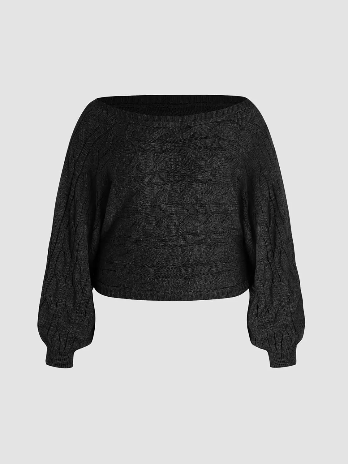CIDER Women’s Boat Neck Dolman Sleeve Knit Sweater Fall Trendy Sweater Pullover Tops Jumper