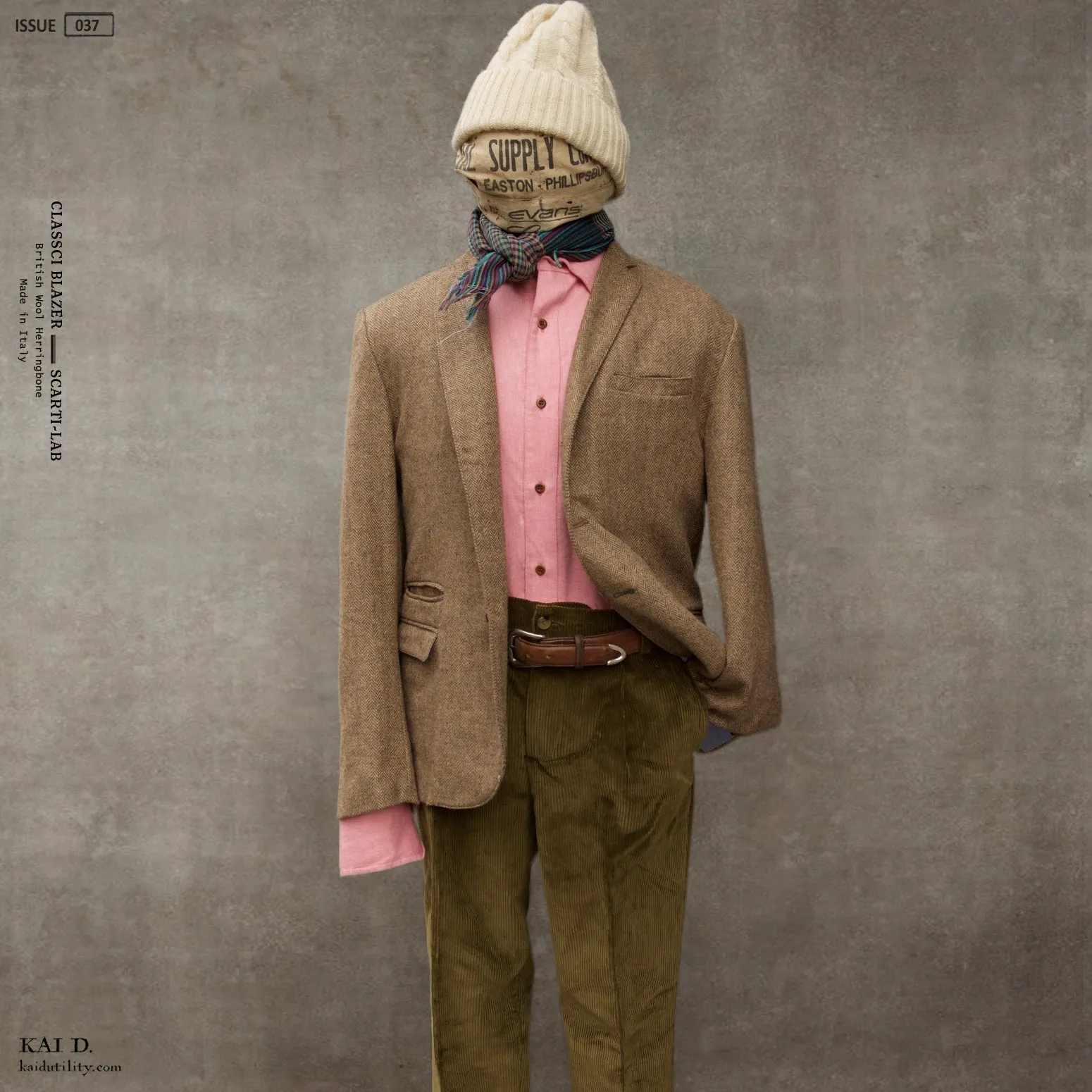 Classic Blazer - Wheat Heather - M