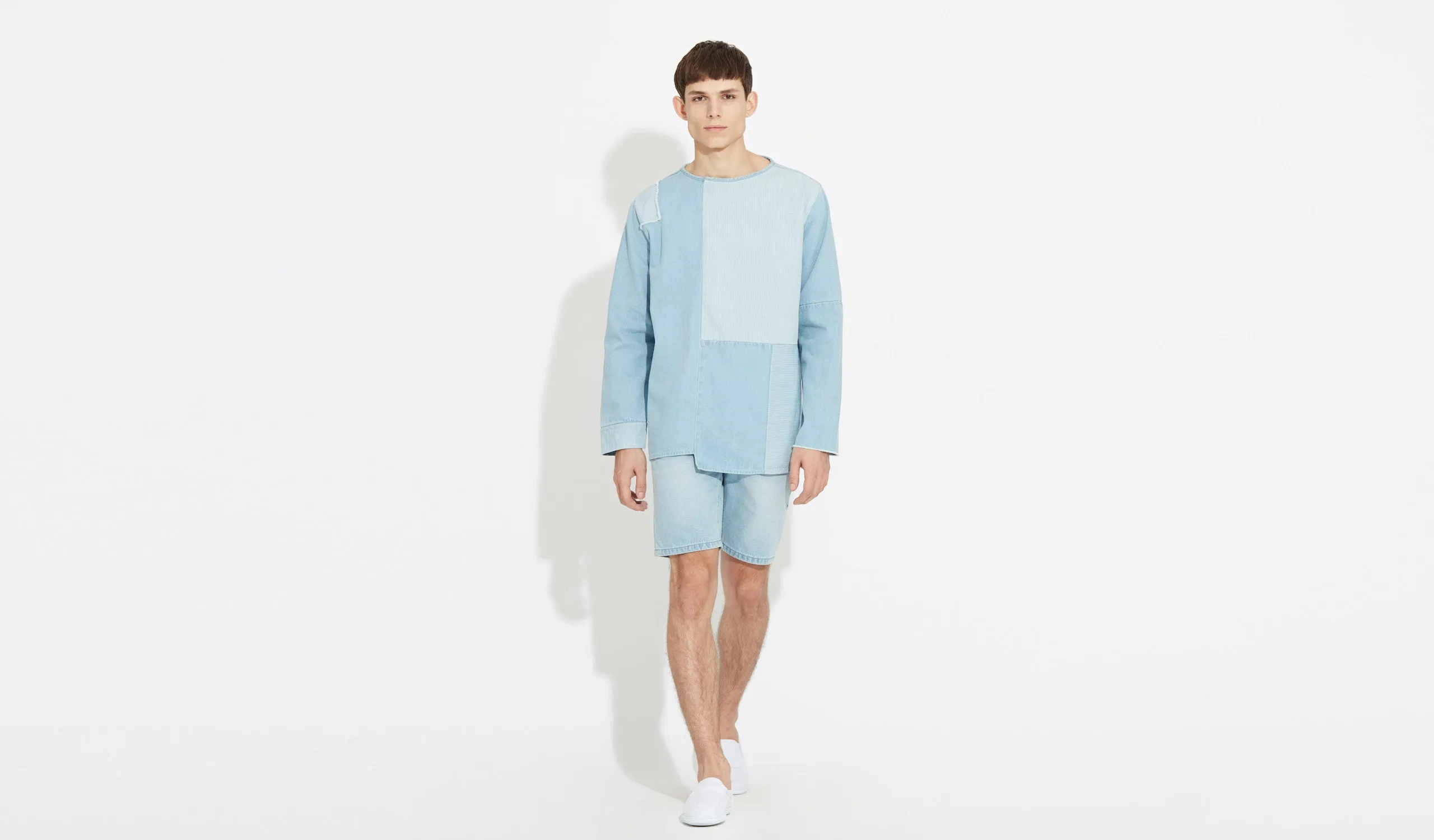 Eskel | Powder-Blue - Oversized Pullover