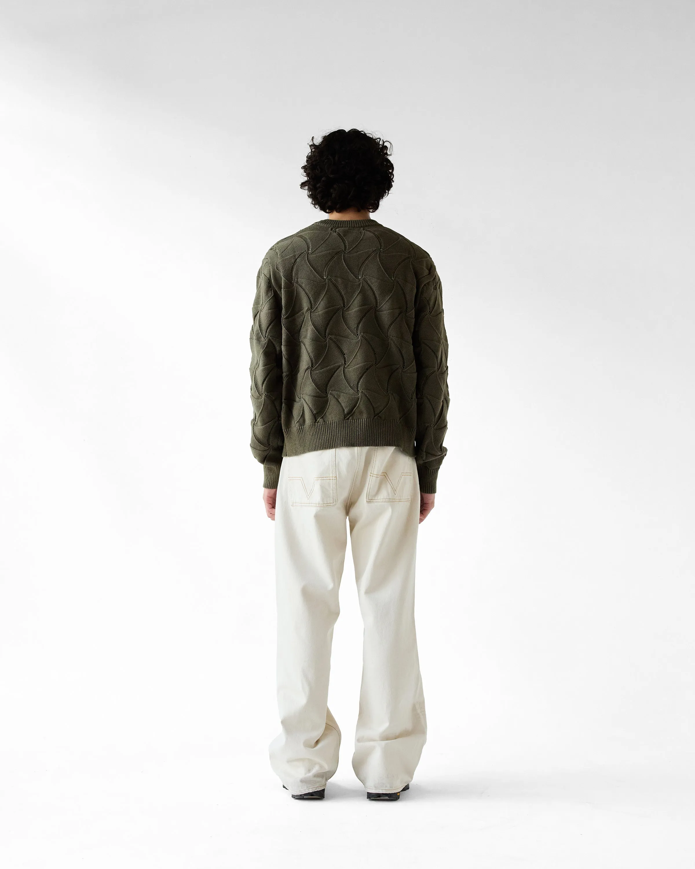 Geo Crewneck Knit
