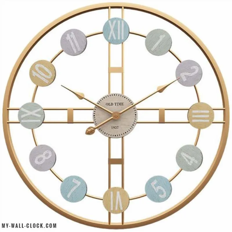 Industrial Clock Modern Style