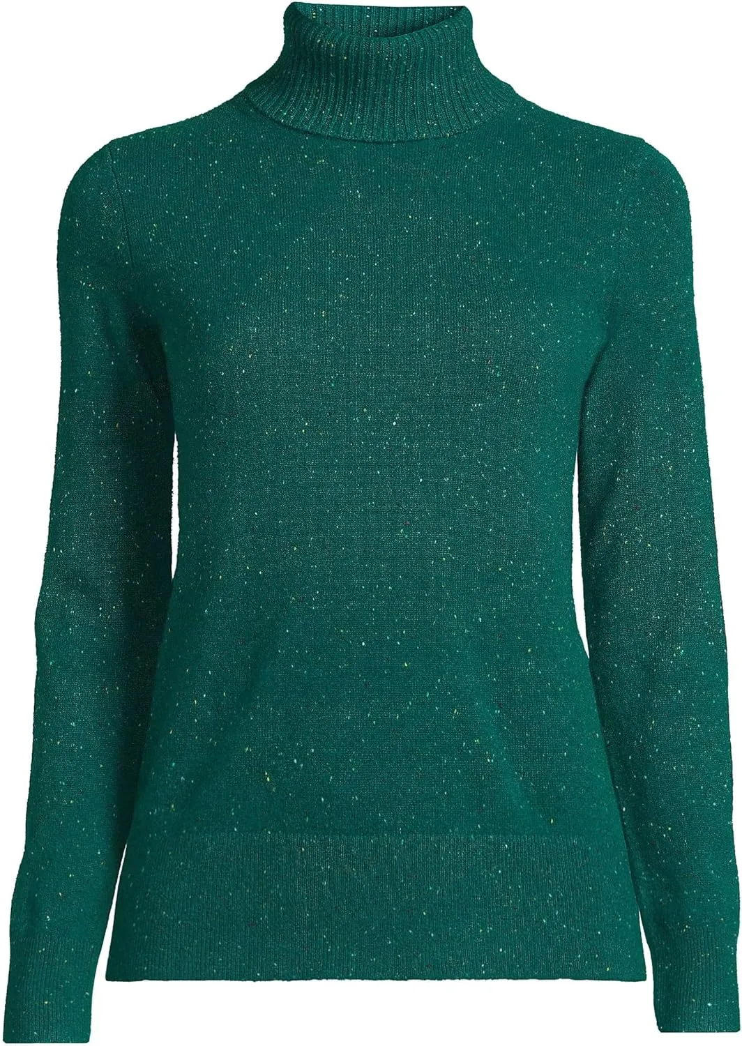 Lands' End Women's Cashmere Turtleneck Sweater
