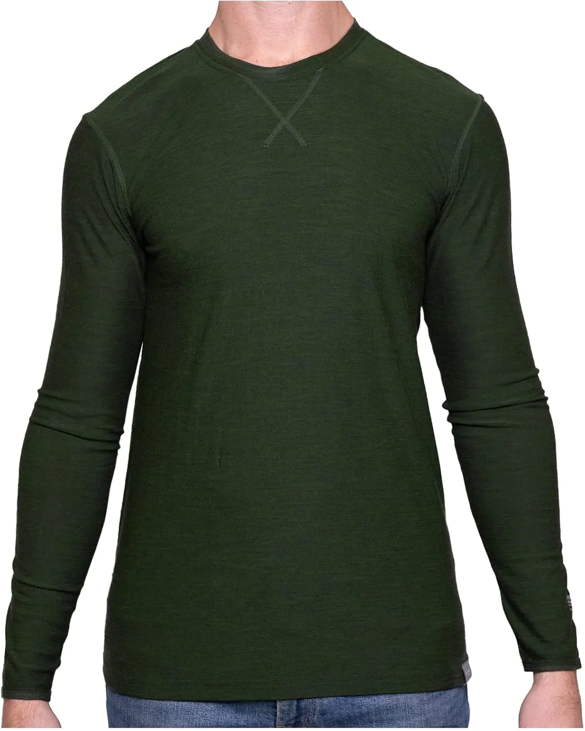 MERIWOOL Mens 100% Merino Wool Base Layer Lightweight Long Sleeve Thermal Shirt