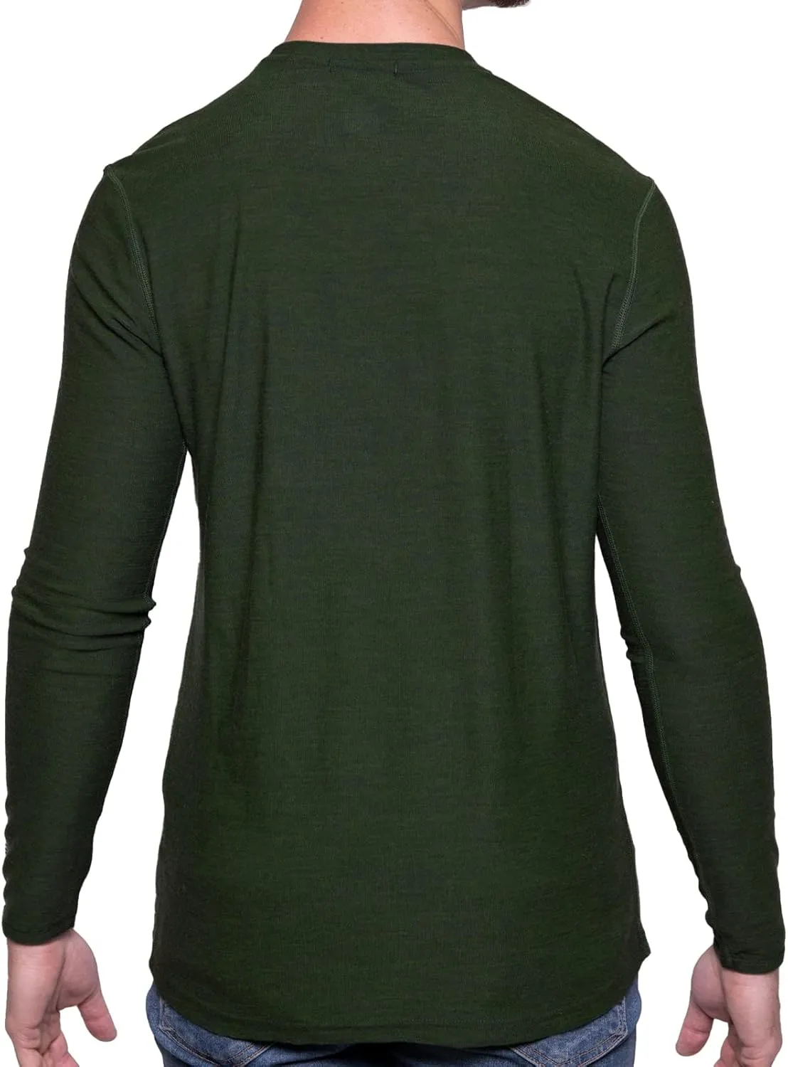 MERIWOOL Mens 100% Merino Wool Base Layer Lightweight Long Sleeve Thermal Shirt