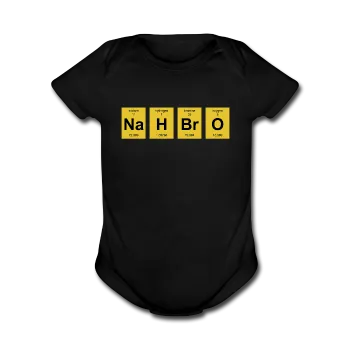 "NaH BrO" - Baby Short Sleeve One Piece