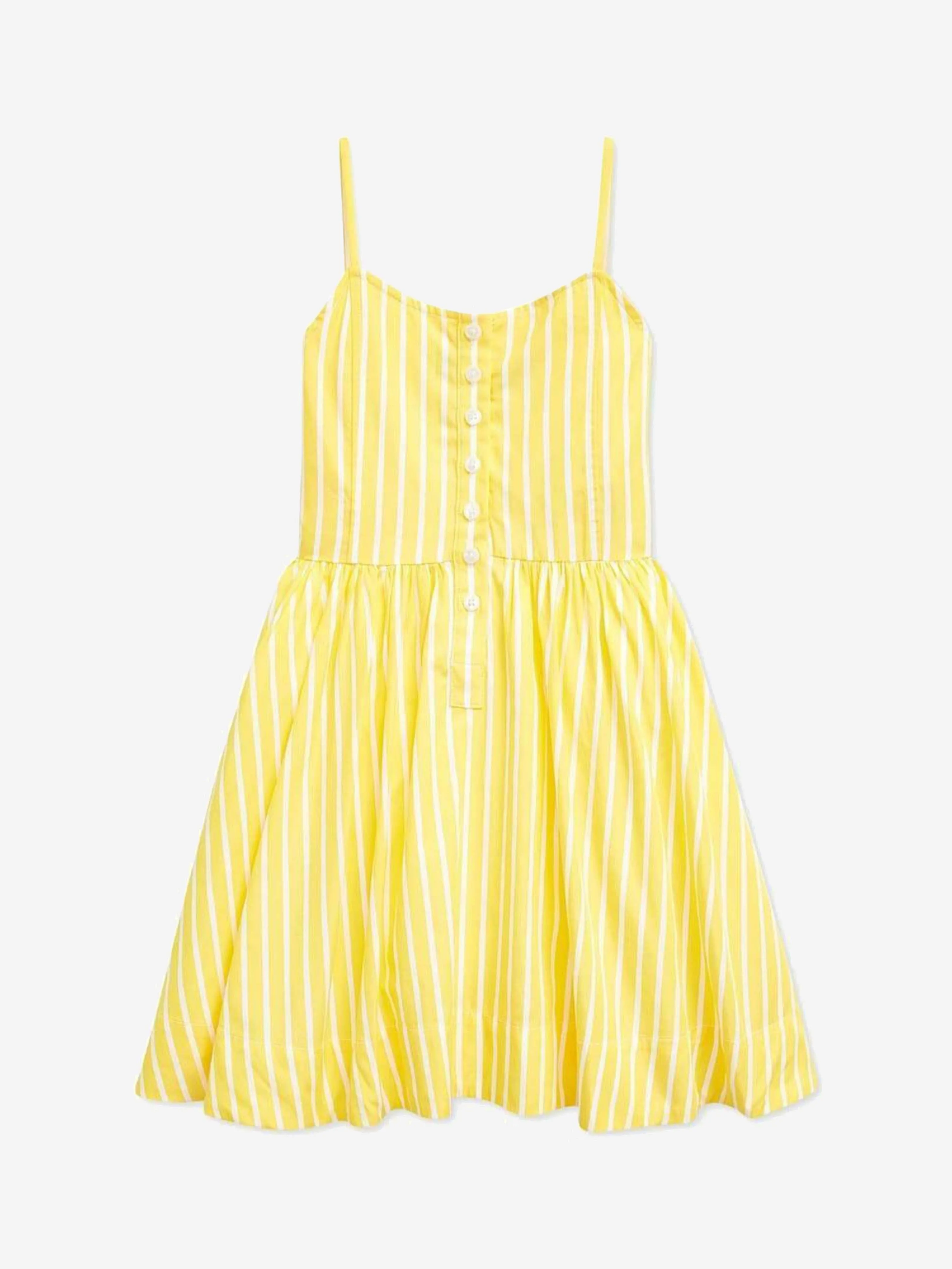 Ralph Lauren Girls Dress - Cotton Striped Dress