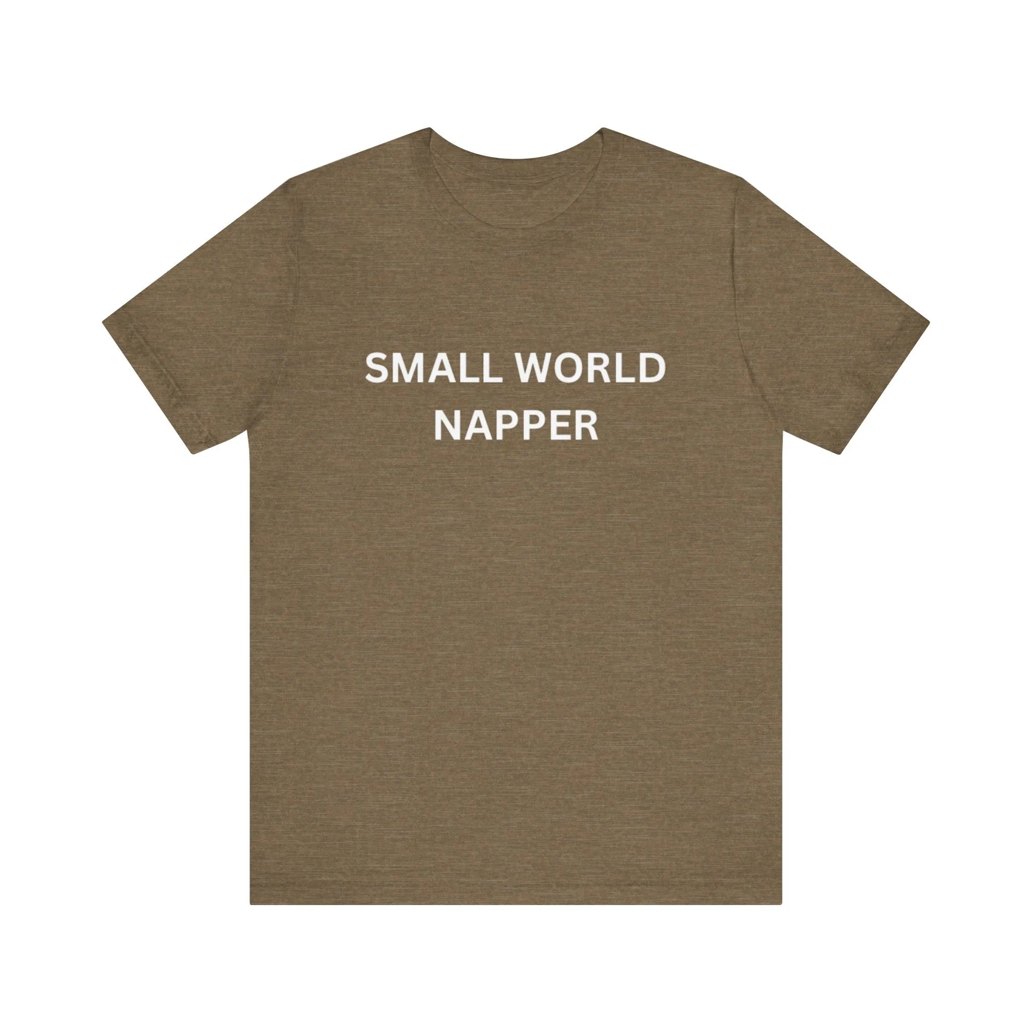 Small World Napper Unisex Jersey Short Sleeve Tee