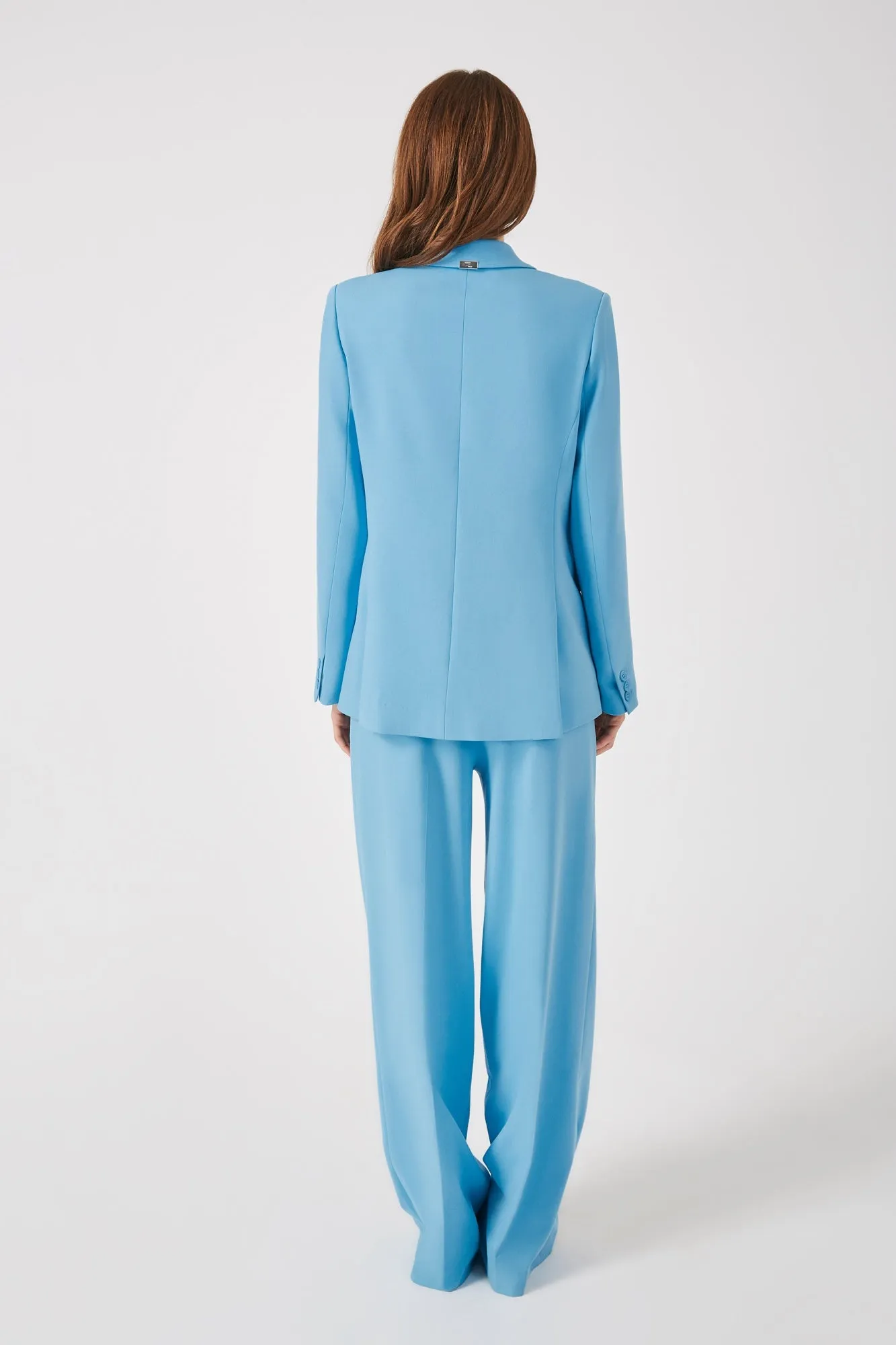 The Mulberry - Open Air Double-Breasted Viscose Blend Blazer