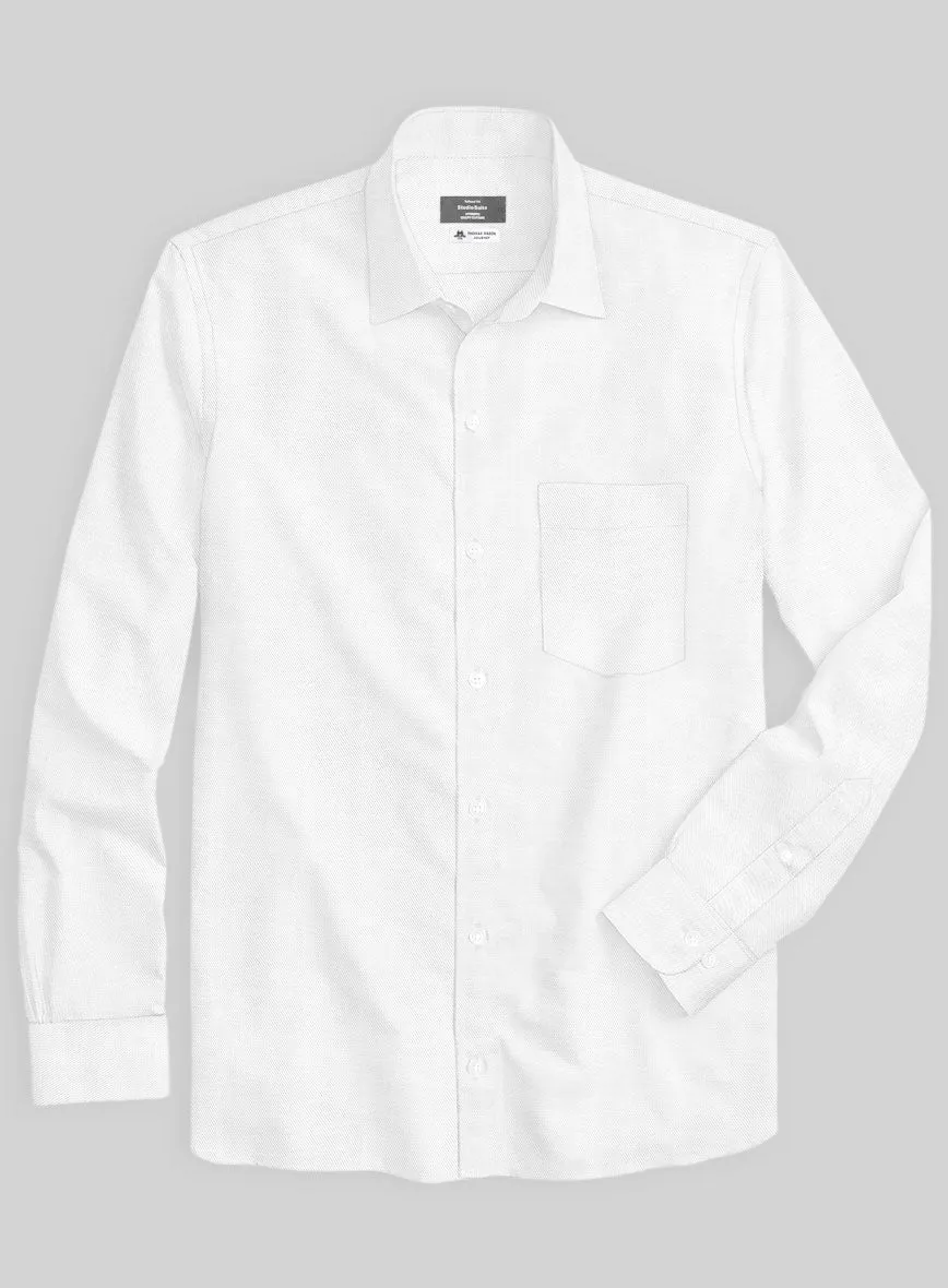 Thomas Mason White Cavalry Shirt