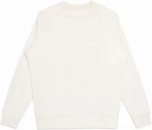 Womens Crewneck Long Sleeve Sweatshirt, 100% Organic Cotton, Made in USA